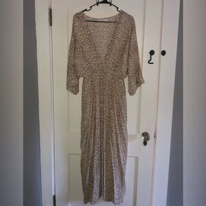 Cheetah printed dress, size xl